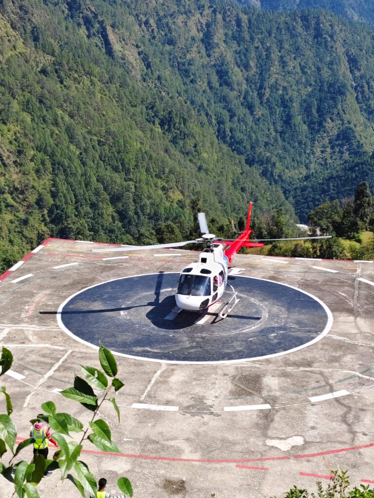 Badrinath helipad